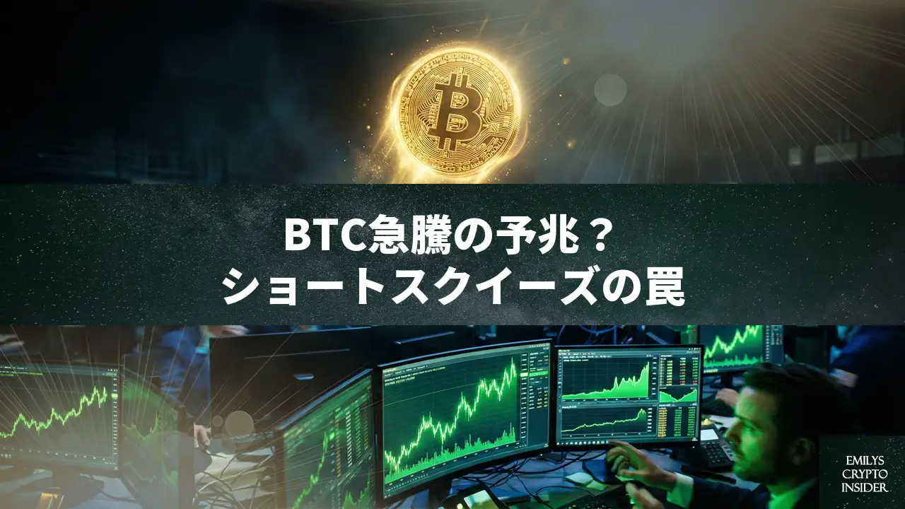 ビットコインにショートスクイーズの兆候、資金調達率が3ヶ月ぶり低水準に低下