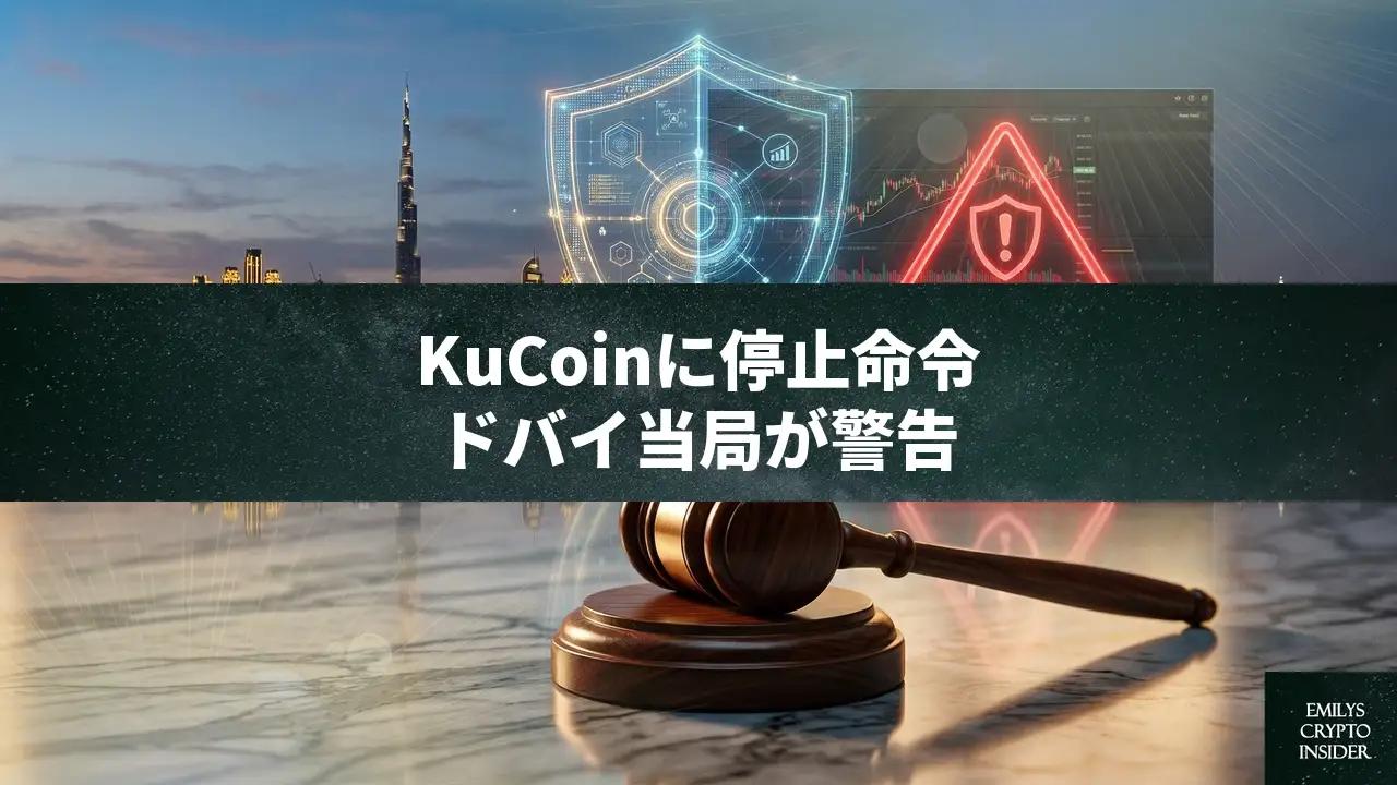 ドバイ規制当局VARA、仮想通貨取引所KuCoinに無許可営業の停止命令——投資家へ注意喚起