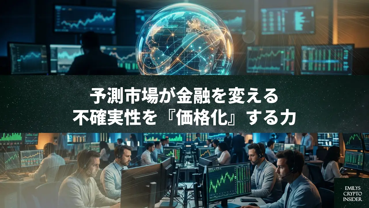 予測市場が「数兆ドル規模」のヘッジツールへ変貌——PolymarketとKalshiが示す金融の新潮流