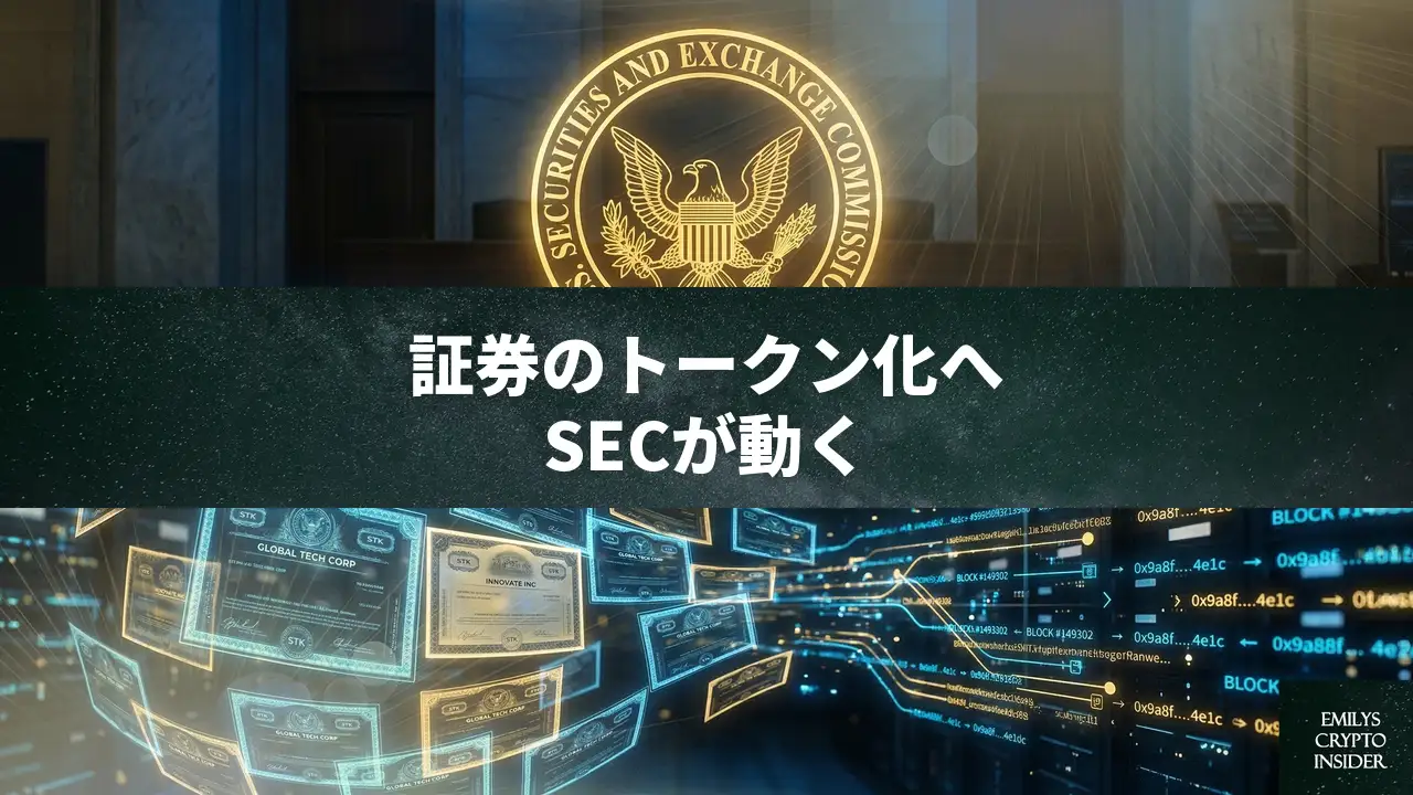 SEC諮問委員会がトークン化証券を支持——アトキンズ委員長は「イノベーション免除」による規制緩和を示唆