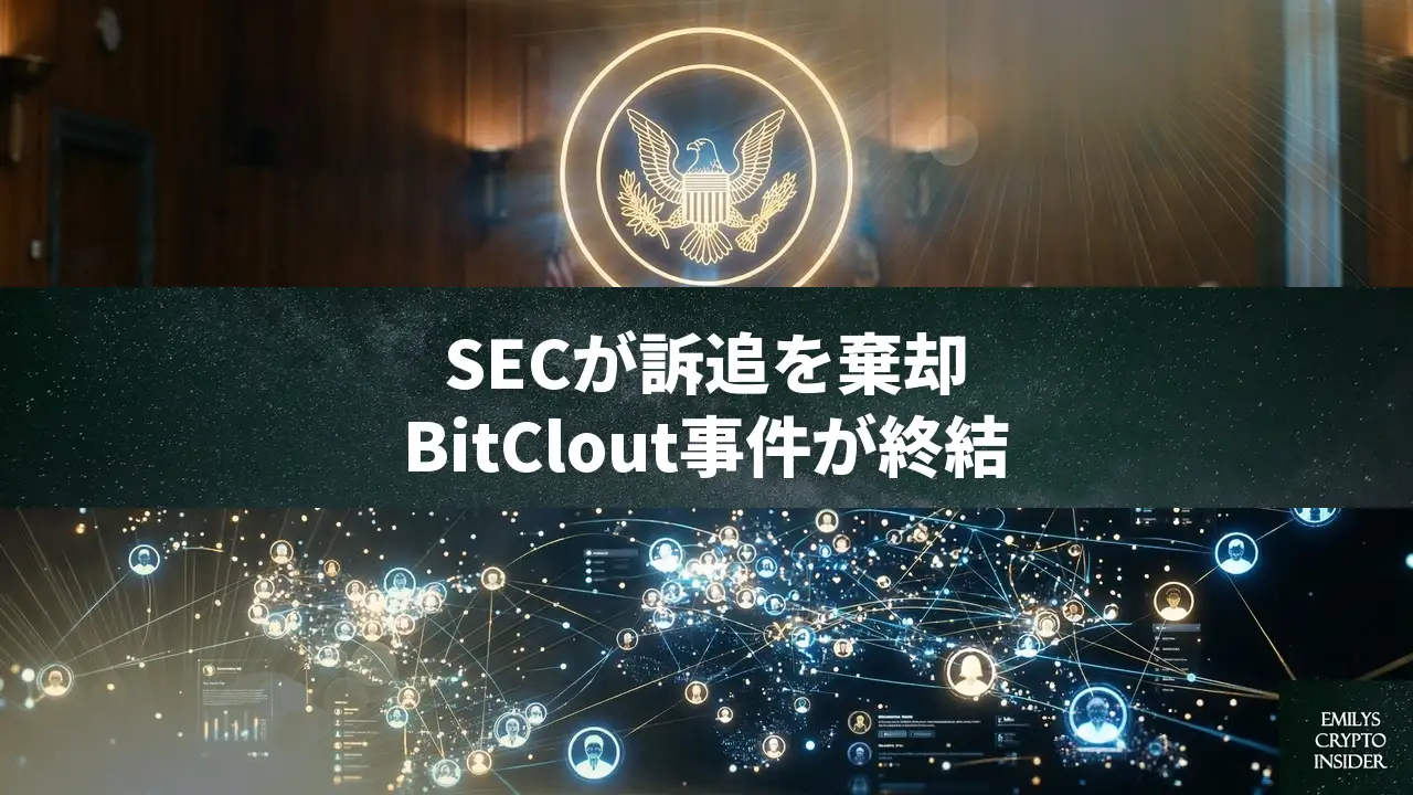 SEC、BitClout創設者への詐欺訴追を完全棄却　DeSoナダー・アルナジ氏が勝利