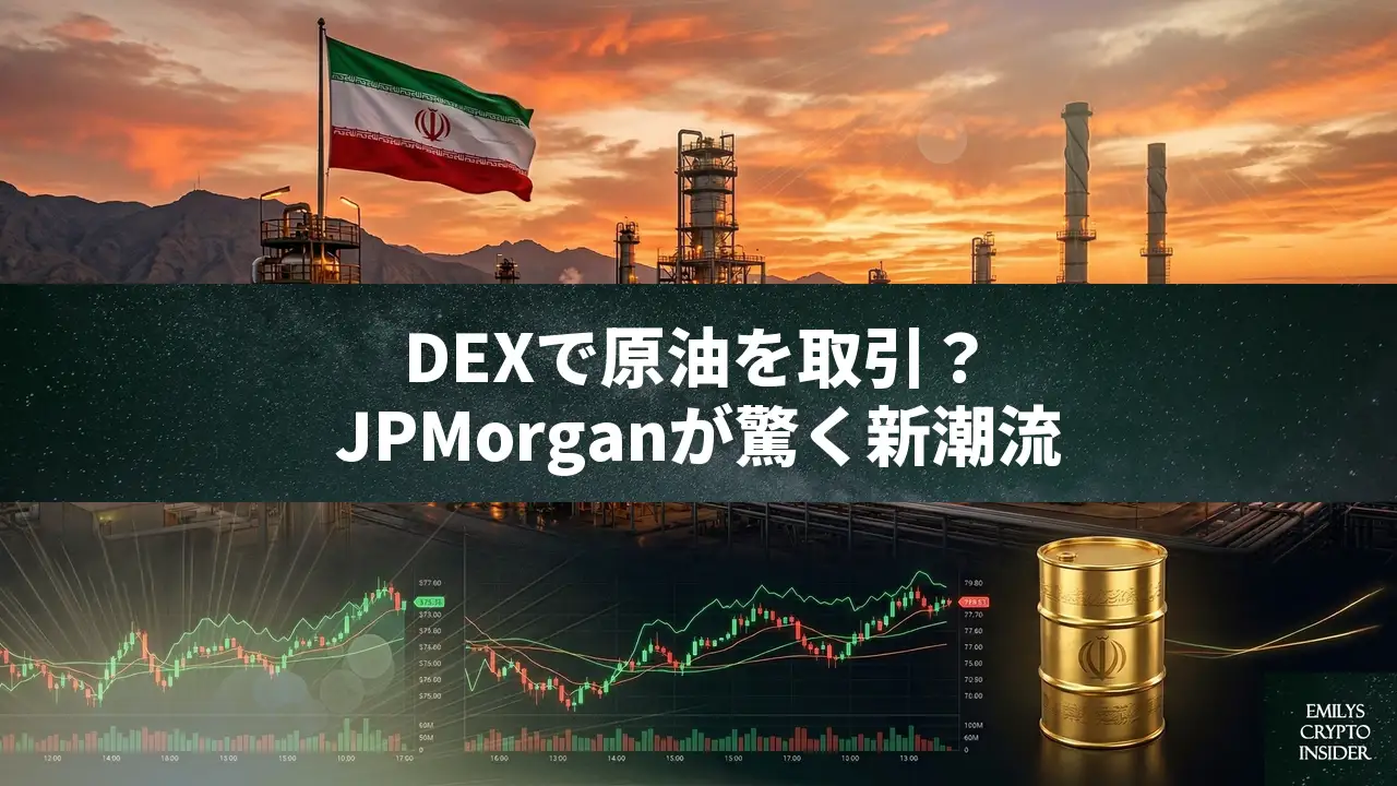 イラン情勢で原油取引がDEXに流入——JPMorganが指摘するHyperliquidの「24時間市場」としての価値