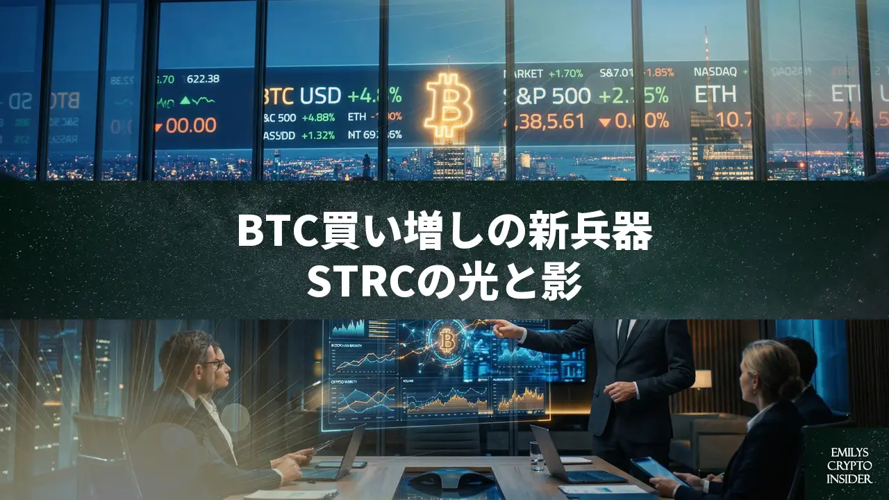Strategyの新型優先株「STRC」の正体——ビットコイン買い増しの天才的仕組みと潜むリスク