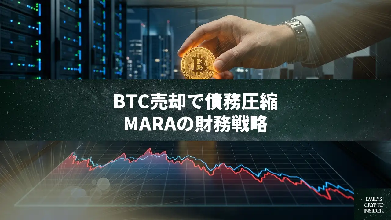 MARAが110億円相当のBTCを売却、債務を9%割引で買い戻し