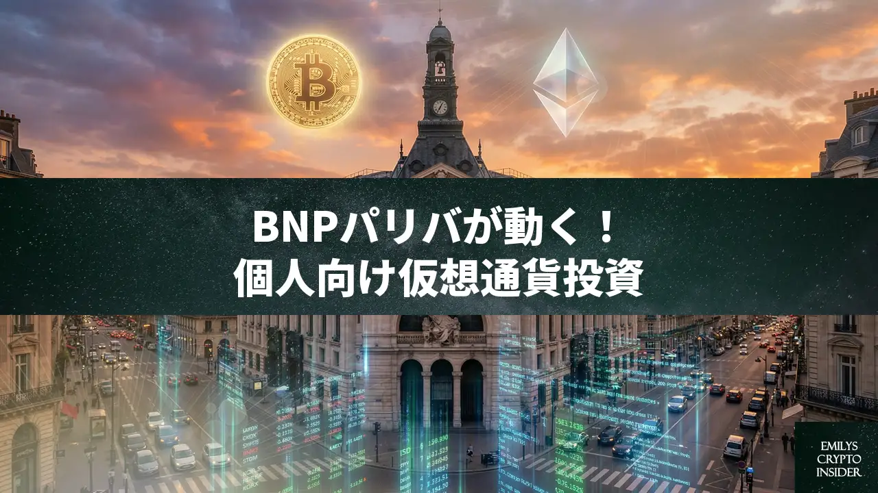 仏BNPパリバがビットコイン・イーサリアムETNを個人向けに提供開始、欧州で進む仮想通貨採用の波