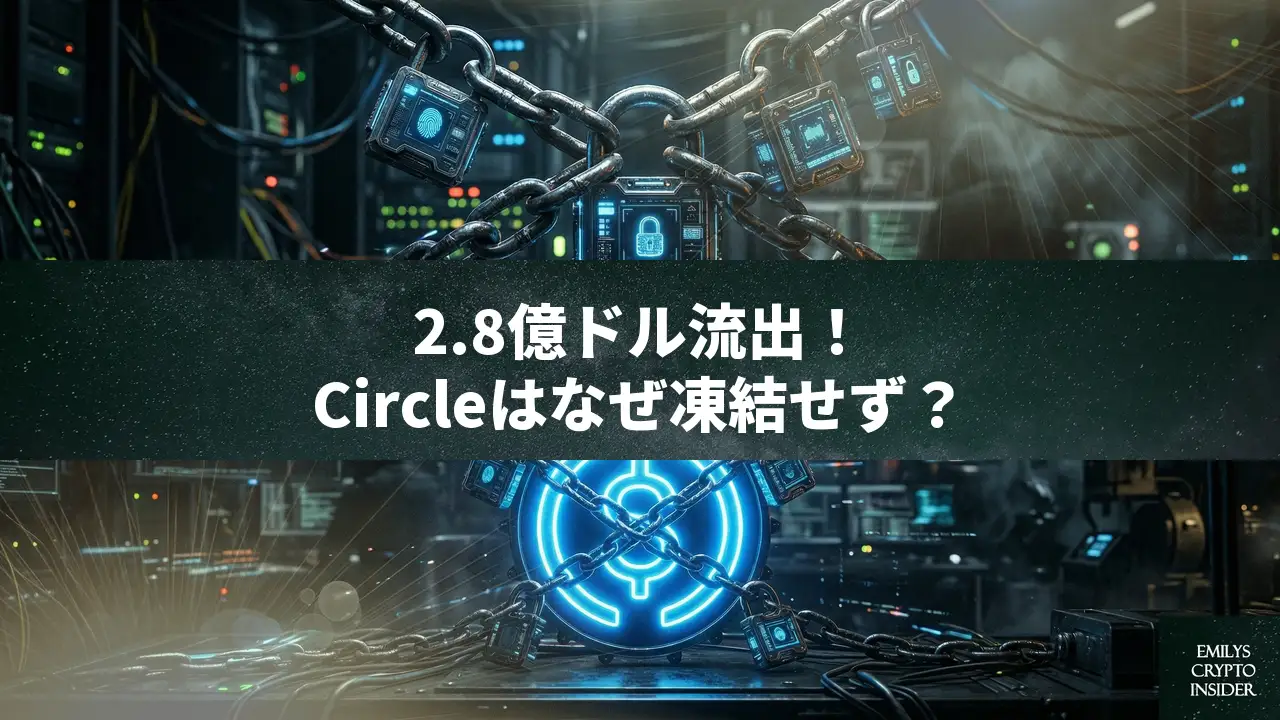 Circleに批判の矛先、Driftハックで2.8億ドル超のUSDC凍結を見送った背景とジレンマ