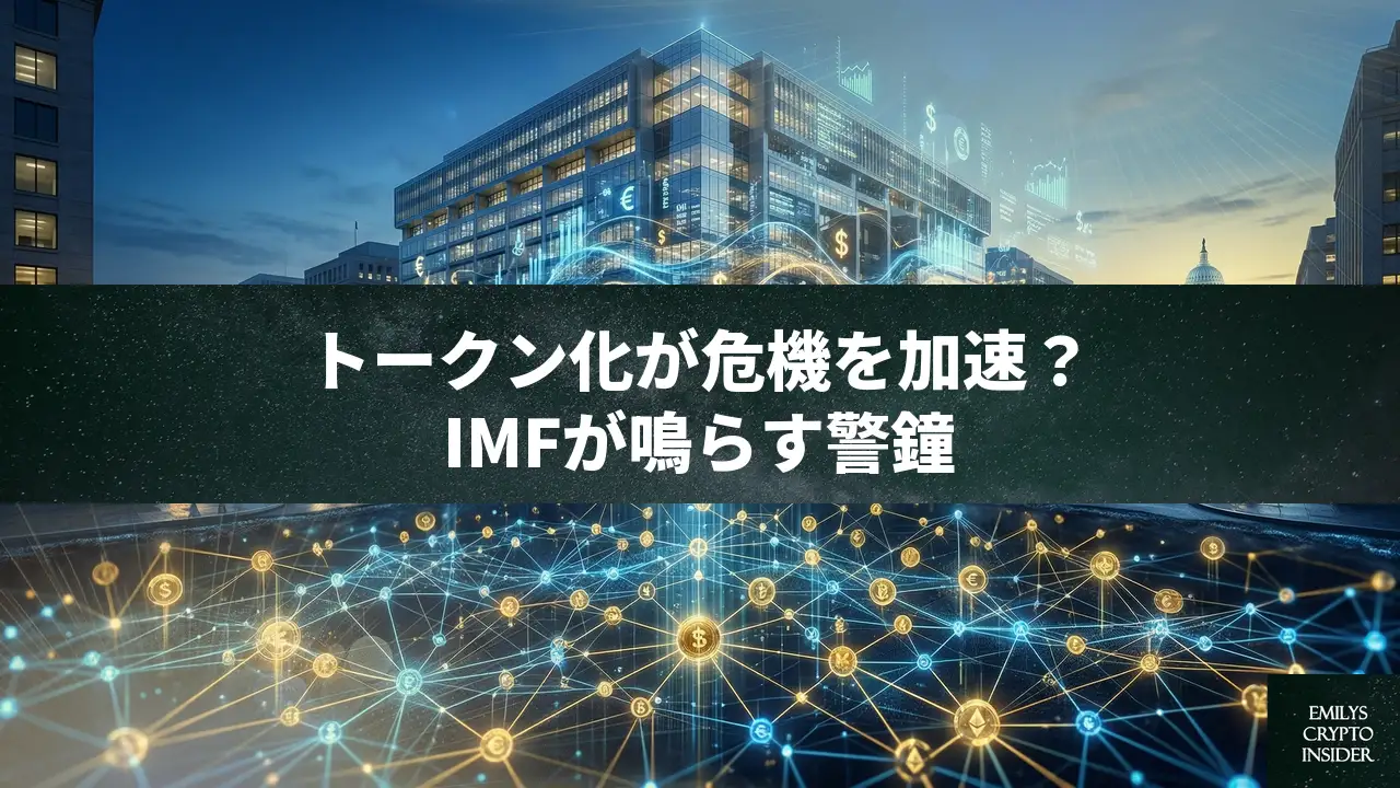 IMFがトークン化金融のリスクを警告：即時決済が招く危機の加速と中央銀行の役割