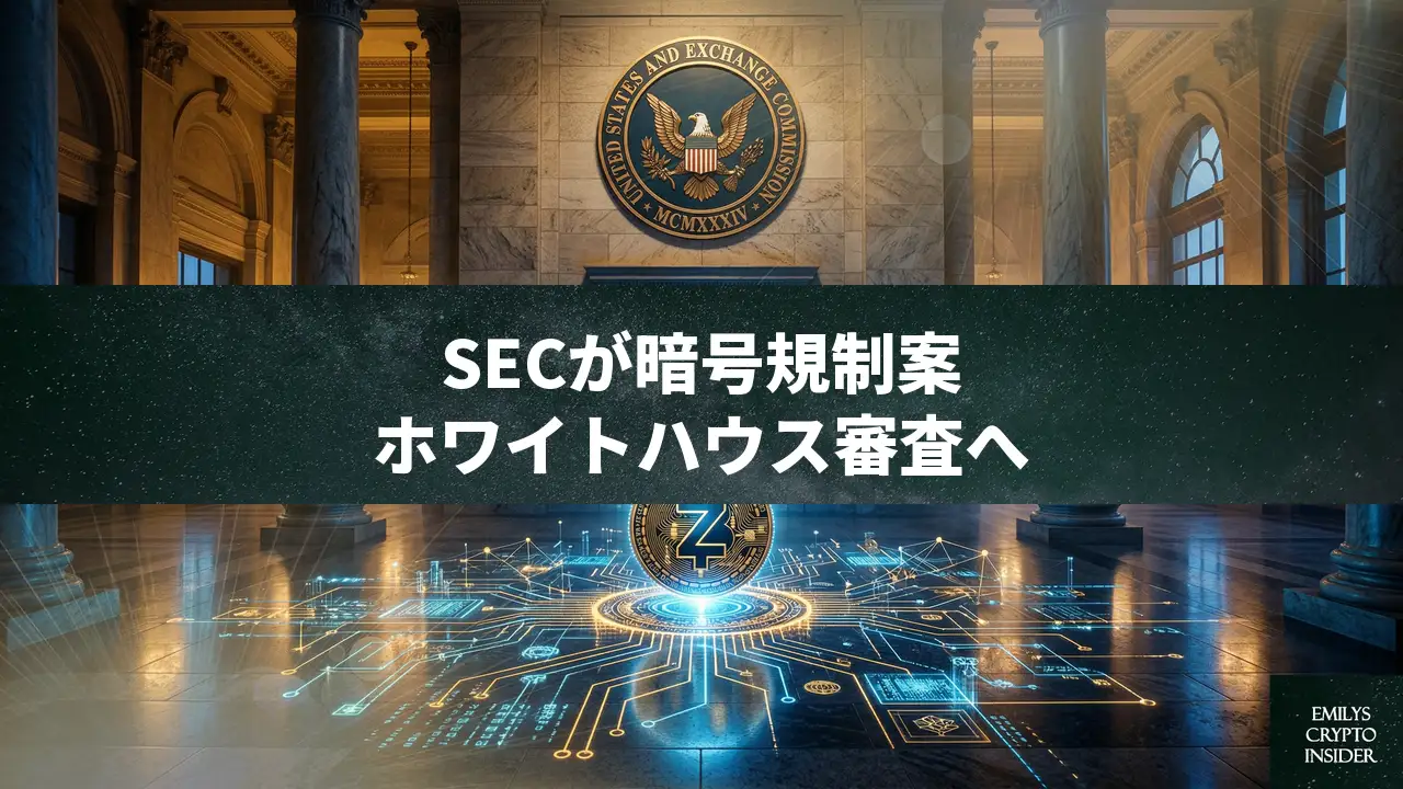 SECが暗号資産セーフハーバー提案をホワイトハウス審査へ、Atkins議長が早期公開に期待