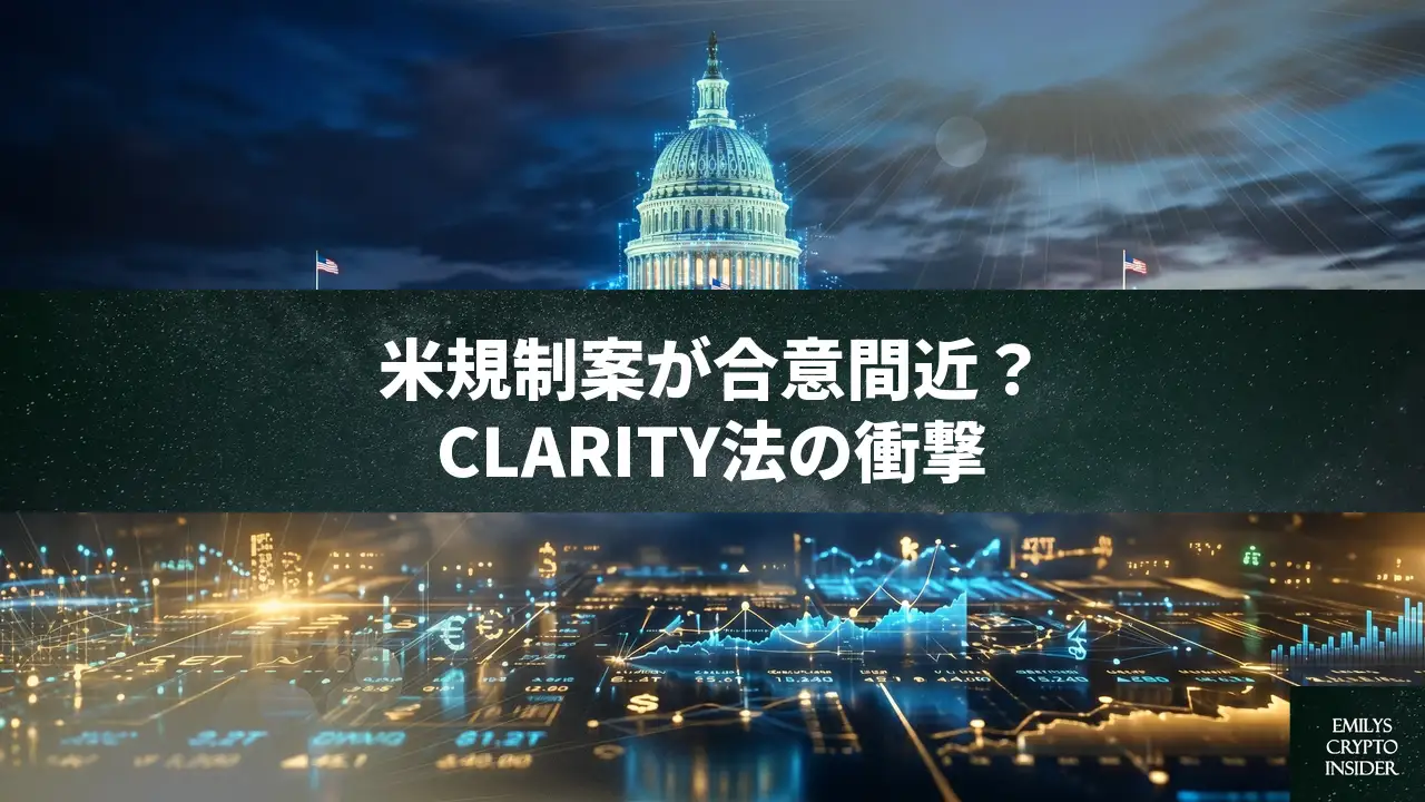 米仮想通貨法案「CLARITY法」が最終局面へ。JPMorganが指摘する規制の行方と業界への影響