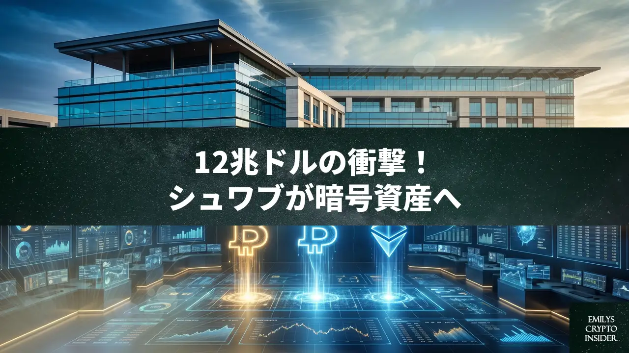 チャールズ・シュワブが現物ビットコイン取引を開始、12兆ドルの巨人が市場へ参入