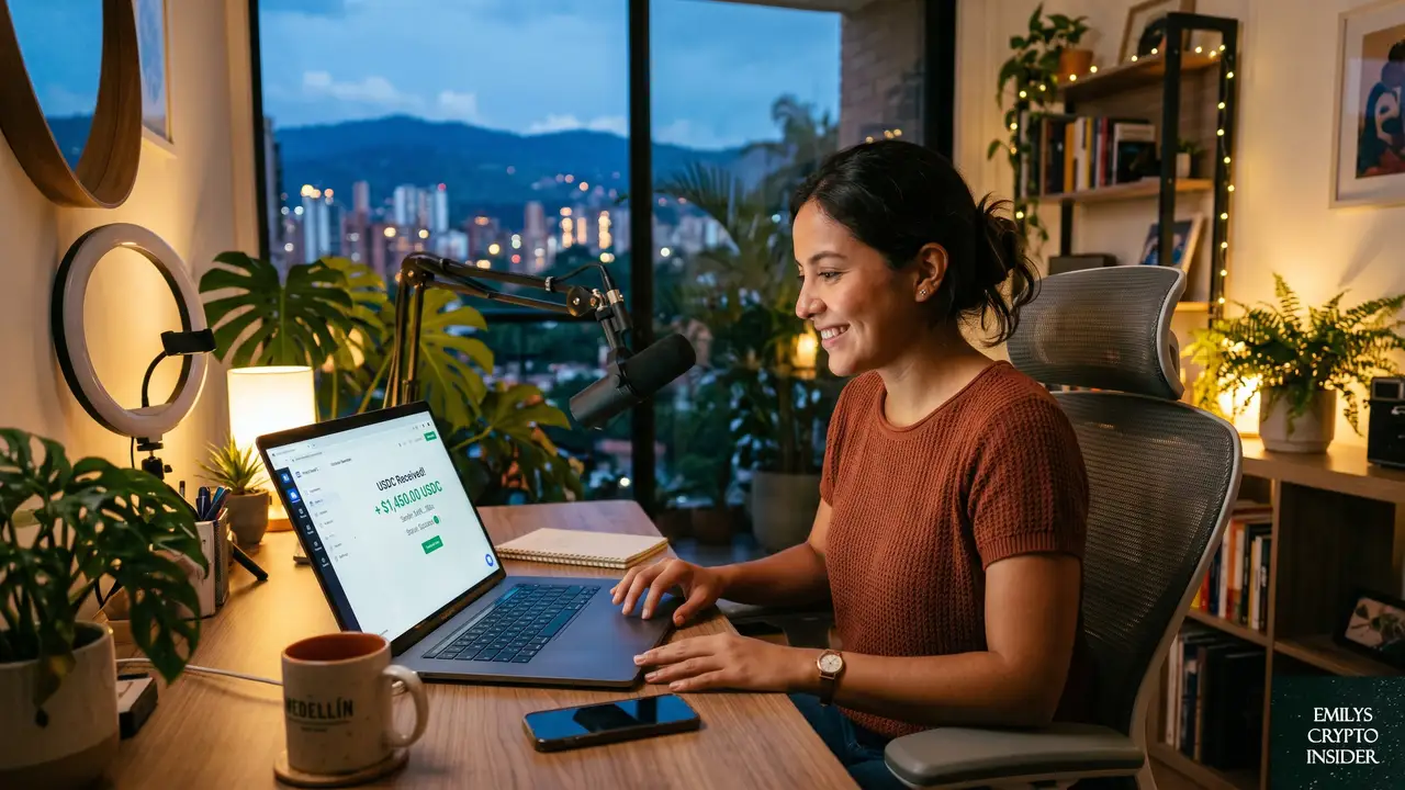 クリエイター報酬をUSDCで直接受け取れる仕組み