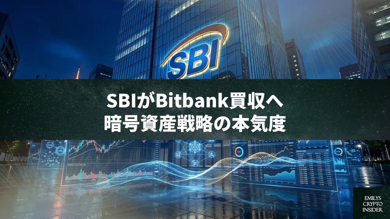 SBIが国内取引所Bitbankの子会社化を検討、暗号資産戦略を加速