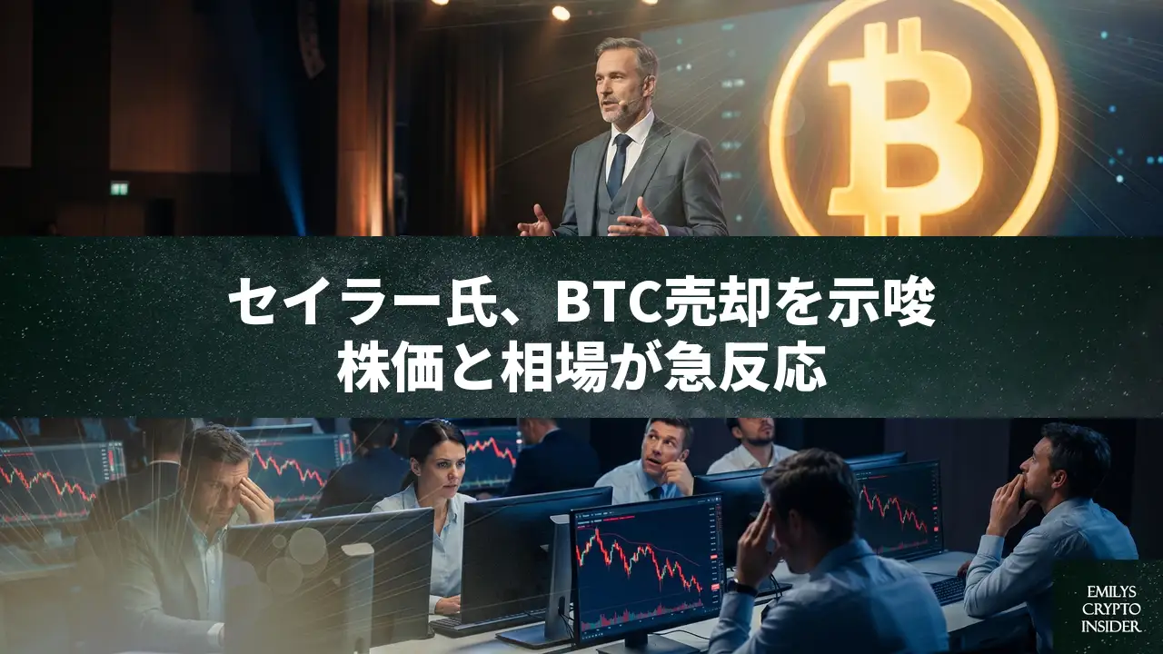 セイラー氏のStrategy、配当支払いにビットコイン売却を示唆
