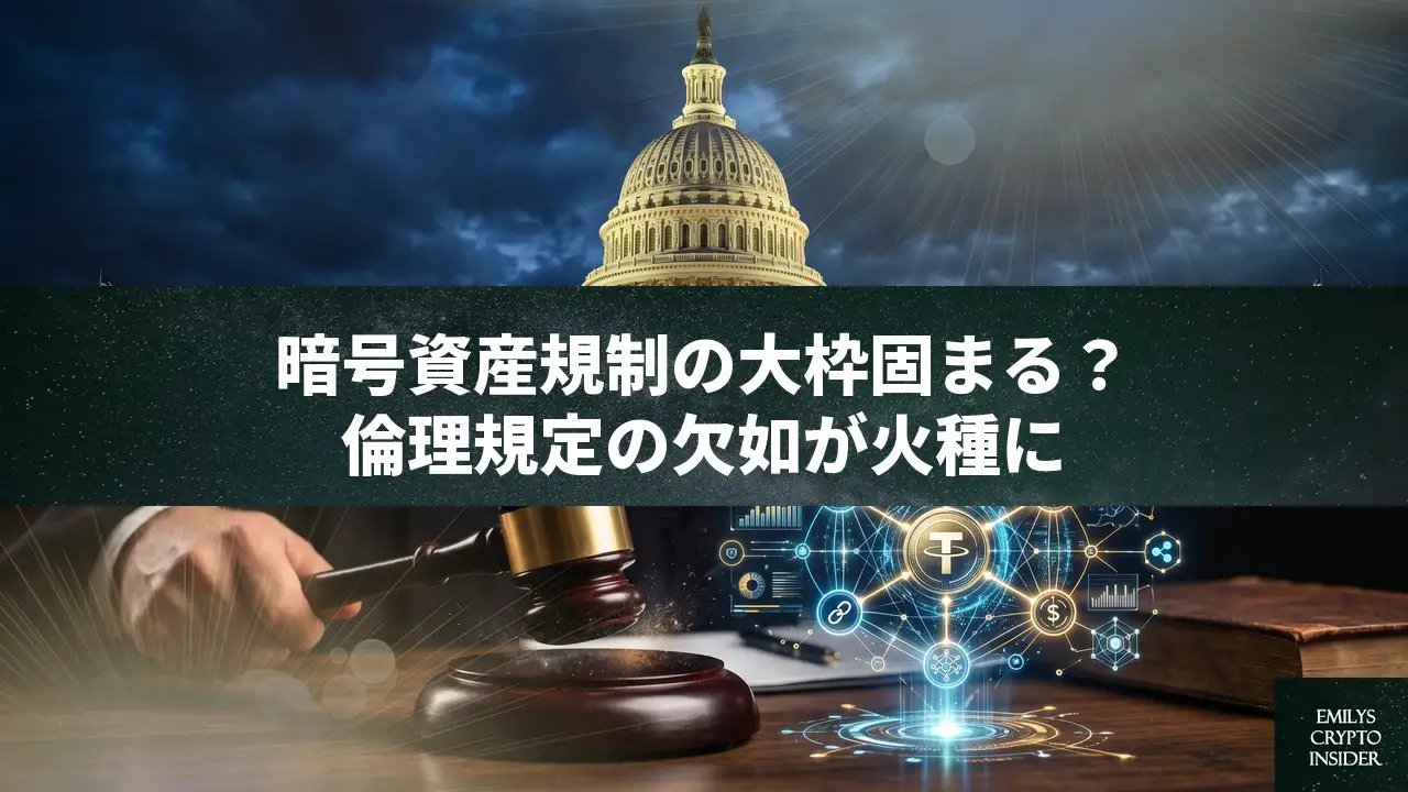 米上院銀行委の暗号資産法案、ステーブルコイン報酬を制限も倫理規定は先送り