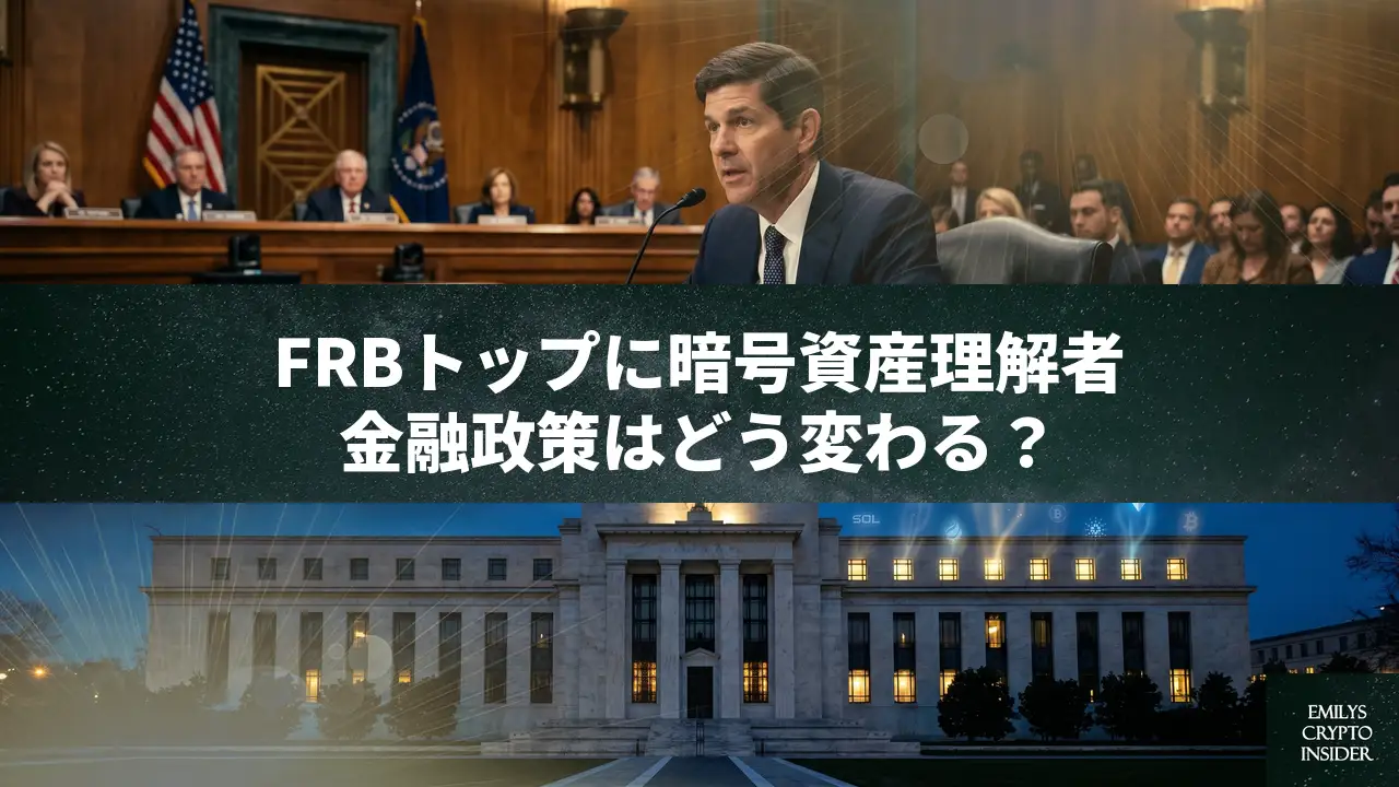 FRB新議長にケビン・ウォーシュ氏、暗号資産に深い理解