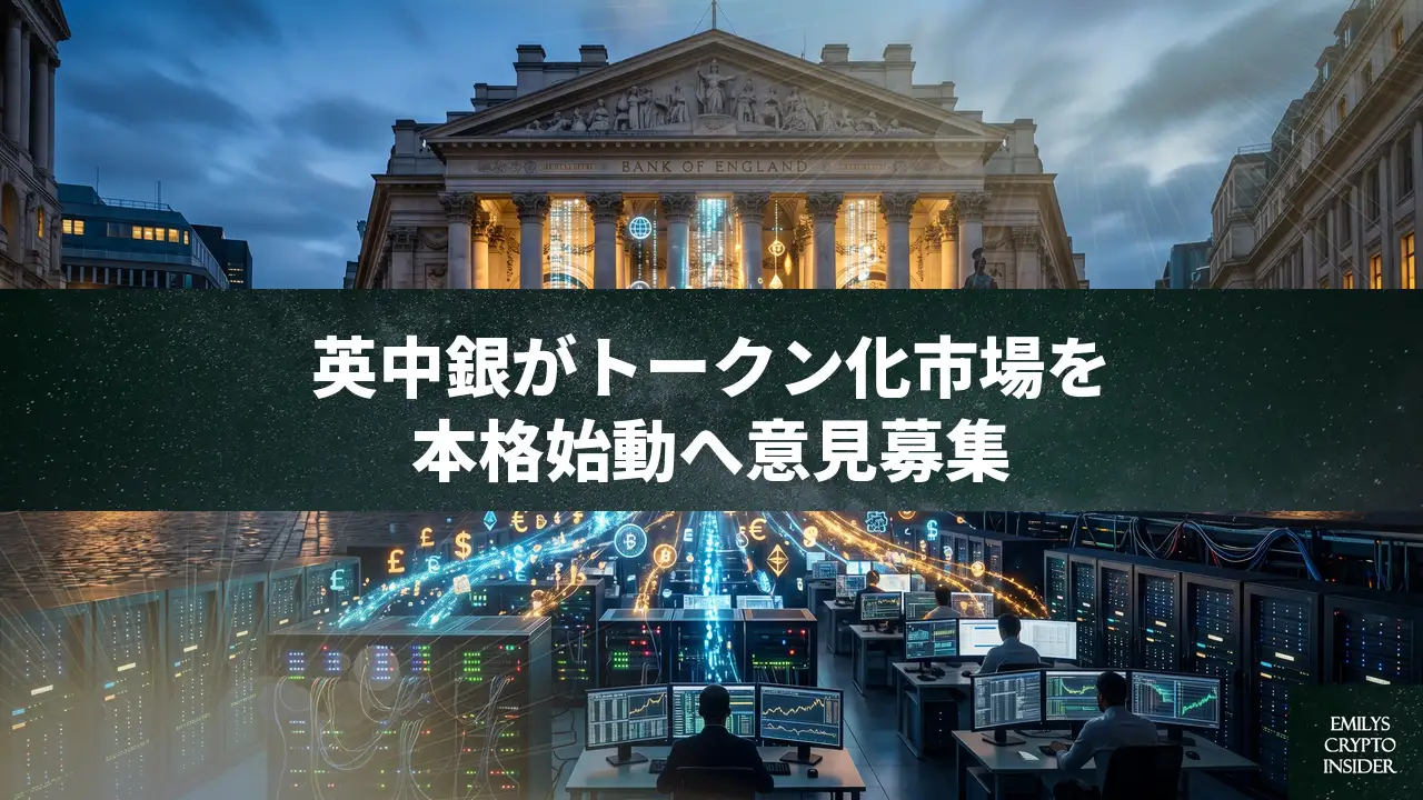 英中銀とFCAがトークン化証券市場の規制協議を開始、24時間決済構想も