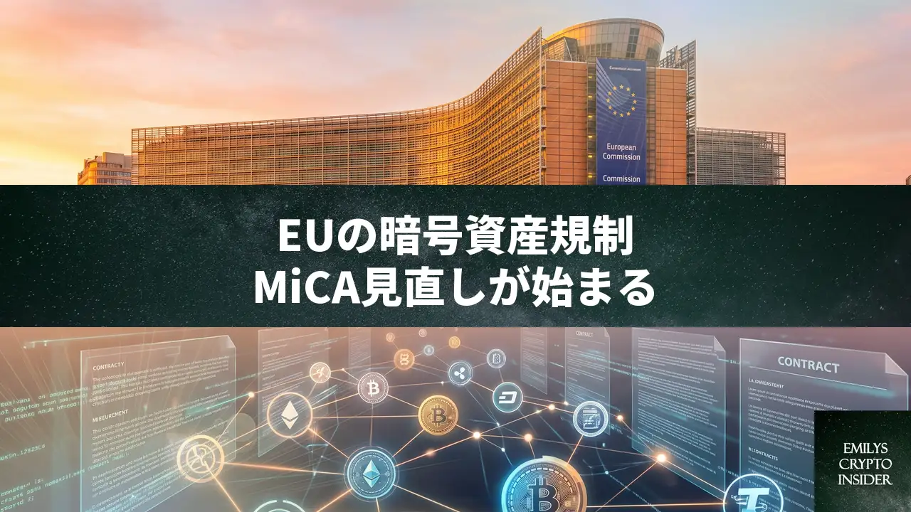 EUがMiCA見直し協議を開始、国際的な規制競争が加速