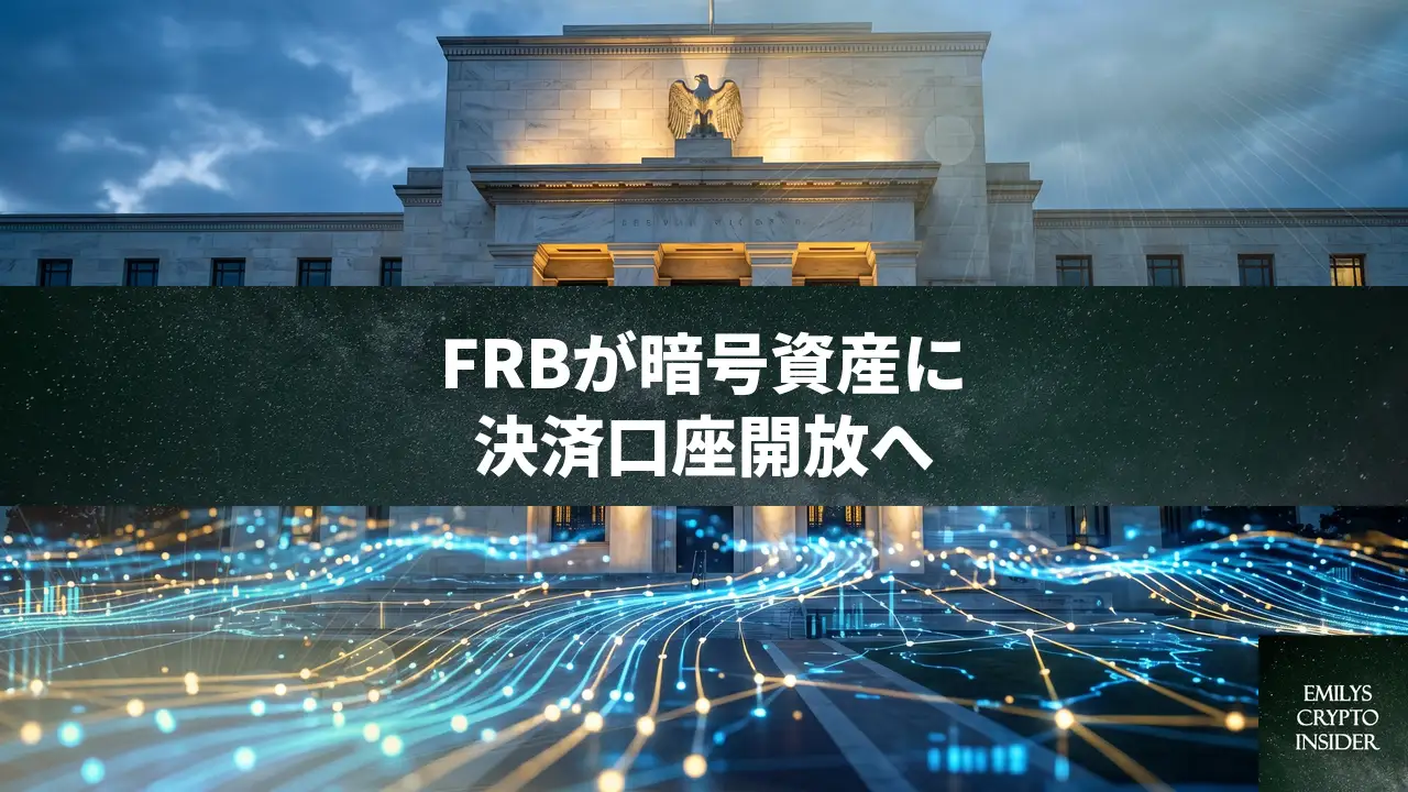 FRBが暗号資産企業向け限定マスター口座の正式案を公表