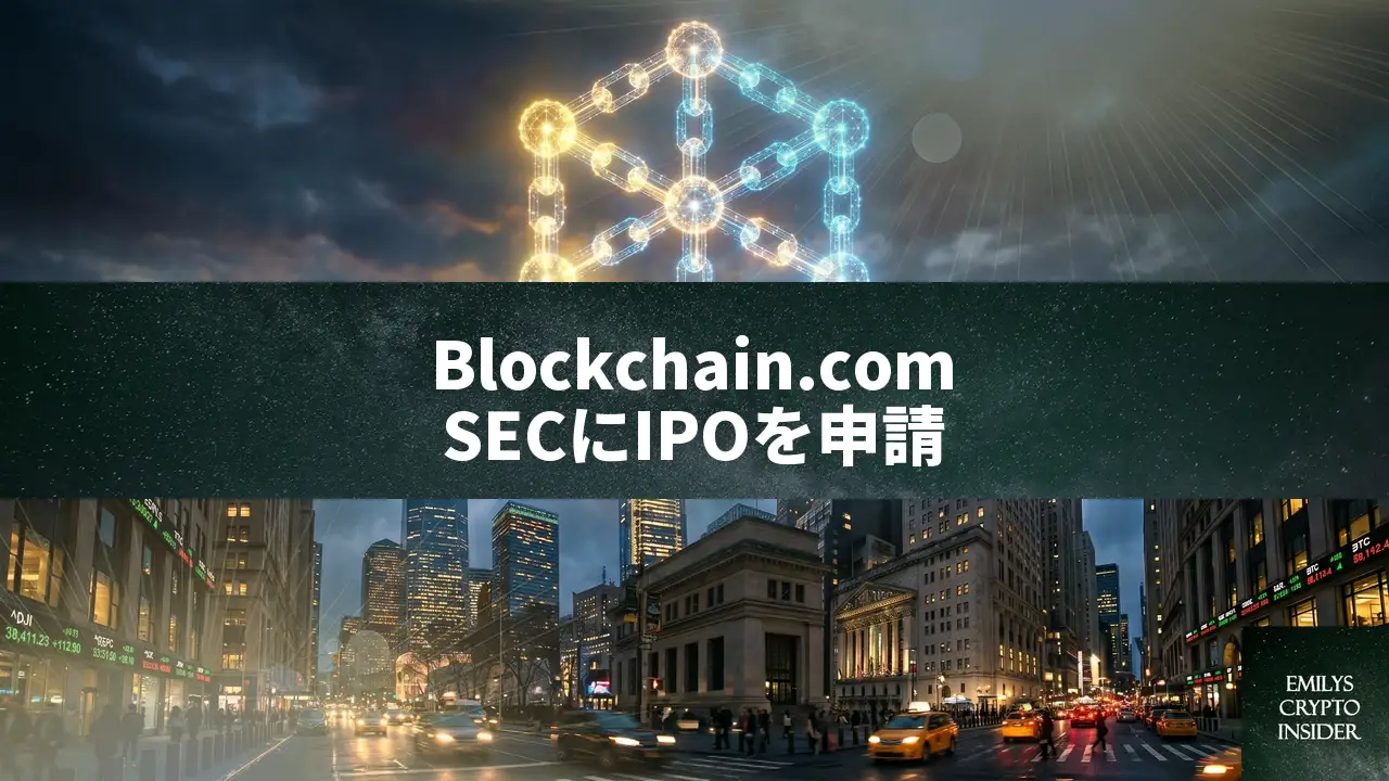 Blockchain.comがSECにIPOを非公開申請、暗号資産市場の転換点に