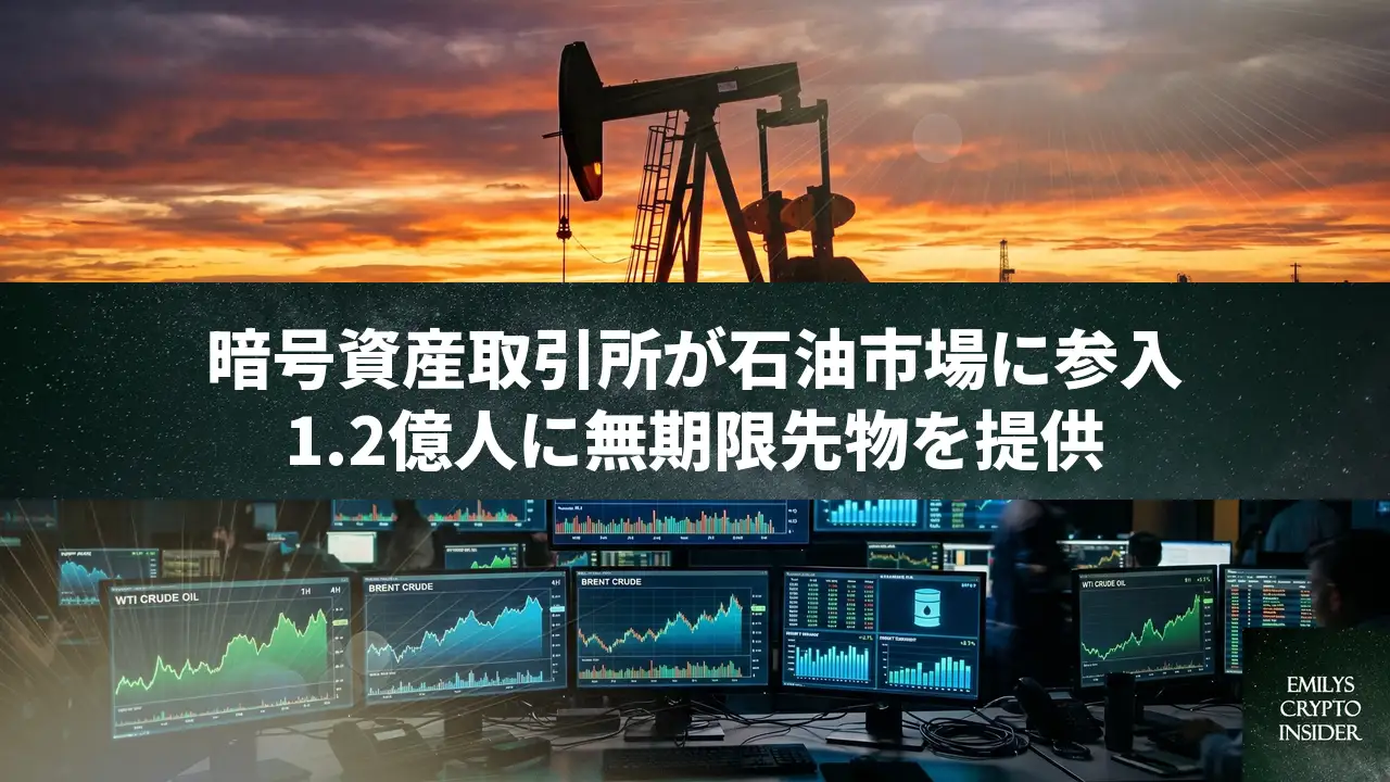 OKXとICEが石油無期限先物を開始、1.2億人の暗号資産ユーザーに開放