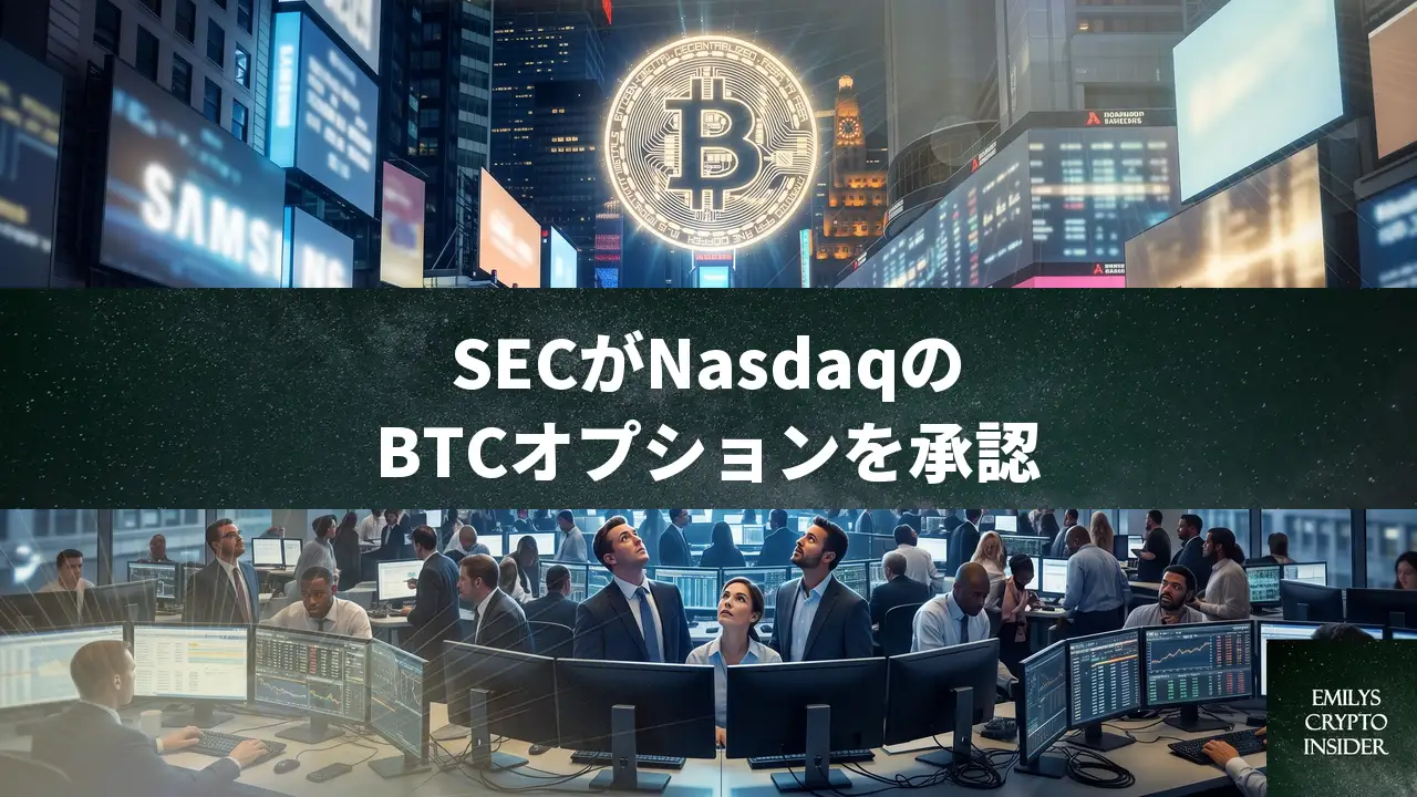 SEC、Nasdaqのビットコインインデックスオプションを承認。課題はCFTCの判断