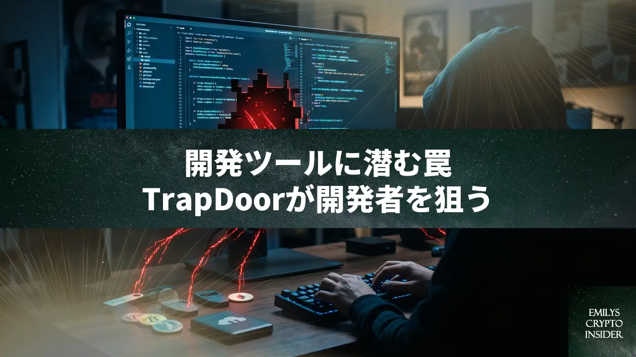 TrapDoorマルウェアが開発者ツールを標的に、暗号資産やAI開発者が危険