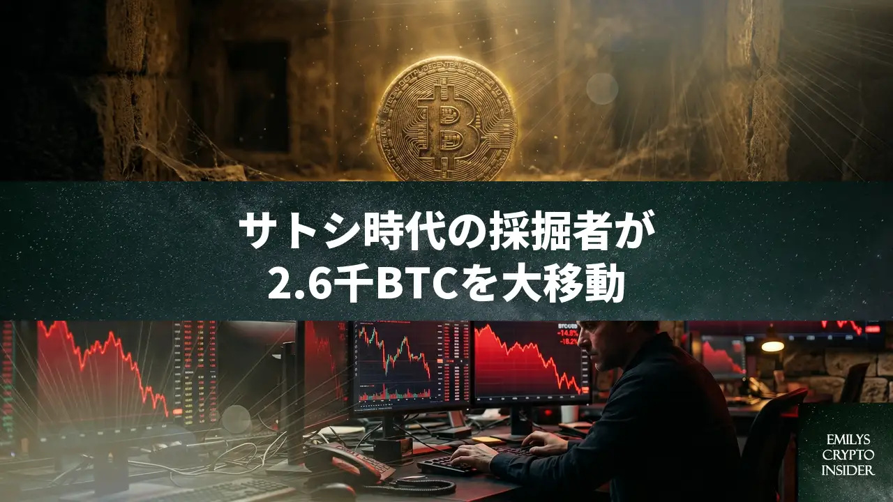 サトシ時代のマイナーが約2.6千BTCをOTCへ、採算割れ続く市場の異変