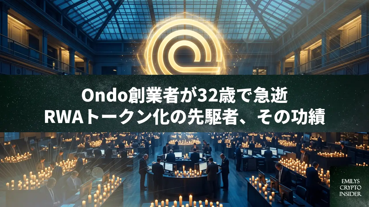 Ondo Finance創業者Nathan Allman氏が32歳で急逝