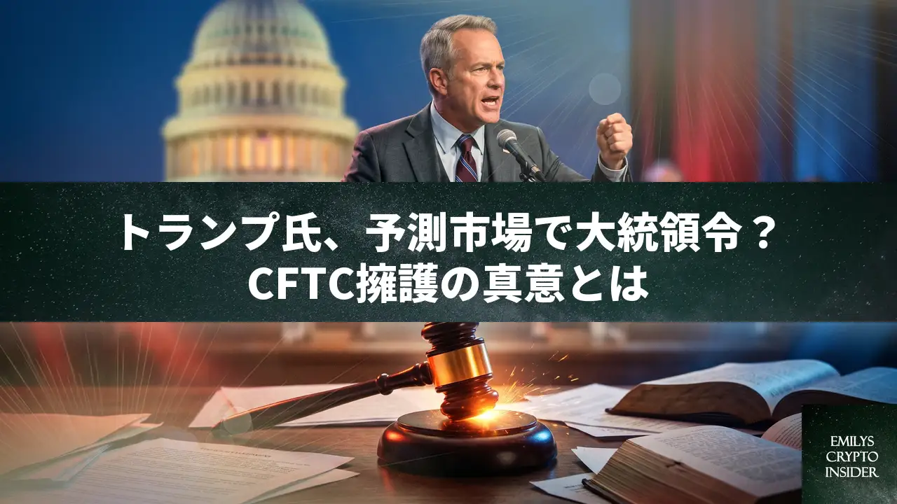 トランプ氏、予測市場のCFTC管轄を擁護 州との規制闘争が最高裁へ