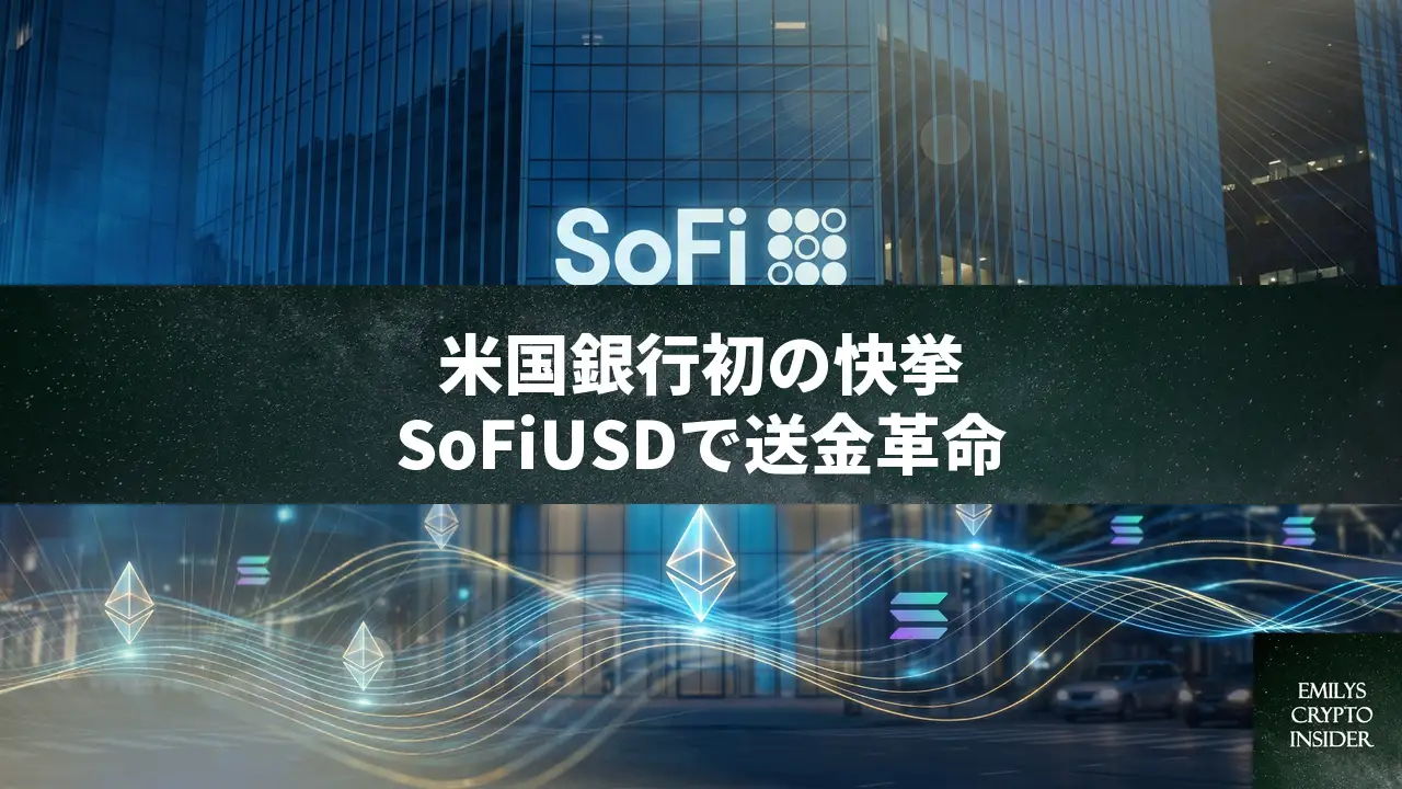 SoFiが銀行発行ステーブルコインSoFiUSDをローンチ、1500万人が利用可能に