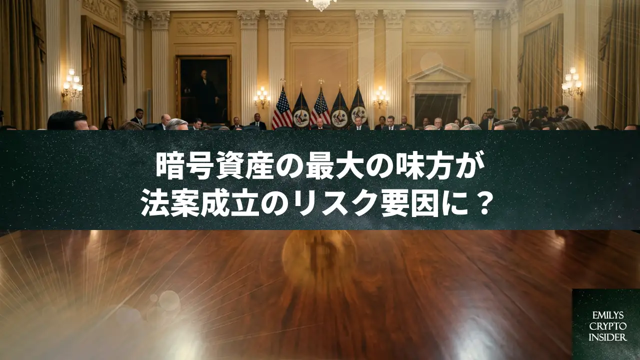 トランプ大統領の暗号資産ビジネスが法案成立の障害に?「クラリティ法」の行方