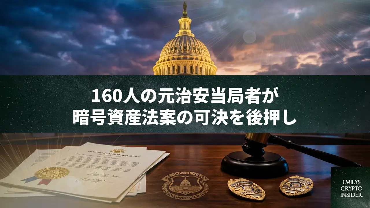 暗号資産の法執行強化へ、160人の元治安当局者が米上院に法案可決を要請