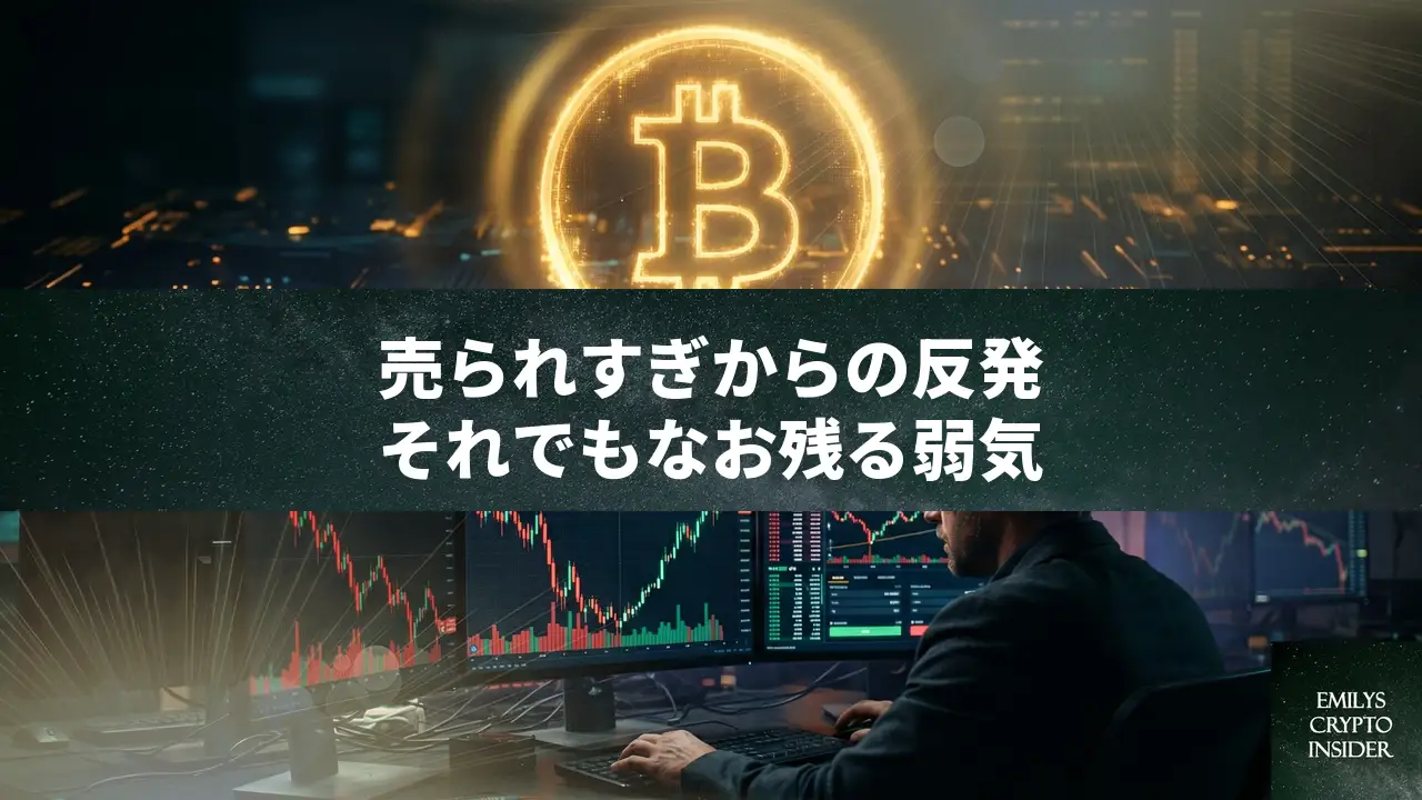 BTCが64,000ドル台に急反発、200週線割れからの売られすぎリバウンド