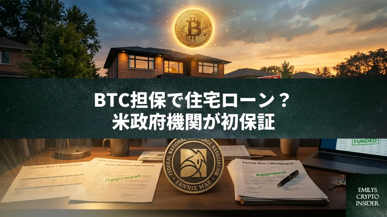 Coinbaseが実現、ビットコイン担保の住宅ローン 米政府機関も保証