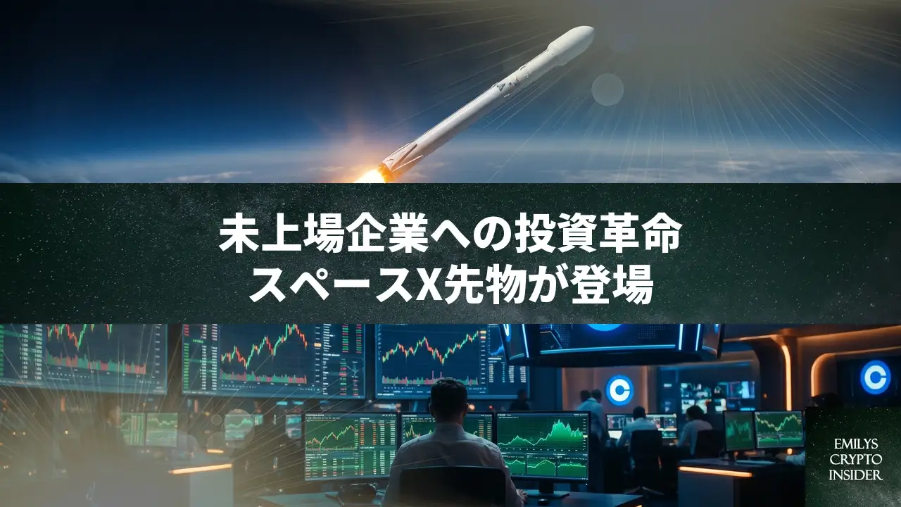 CoinbaseがプレIPO市場に参入、スペースX先物で提供開始