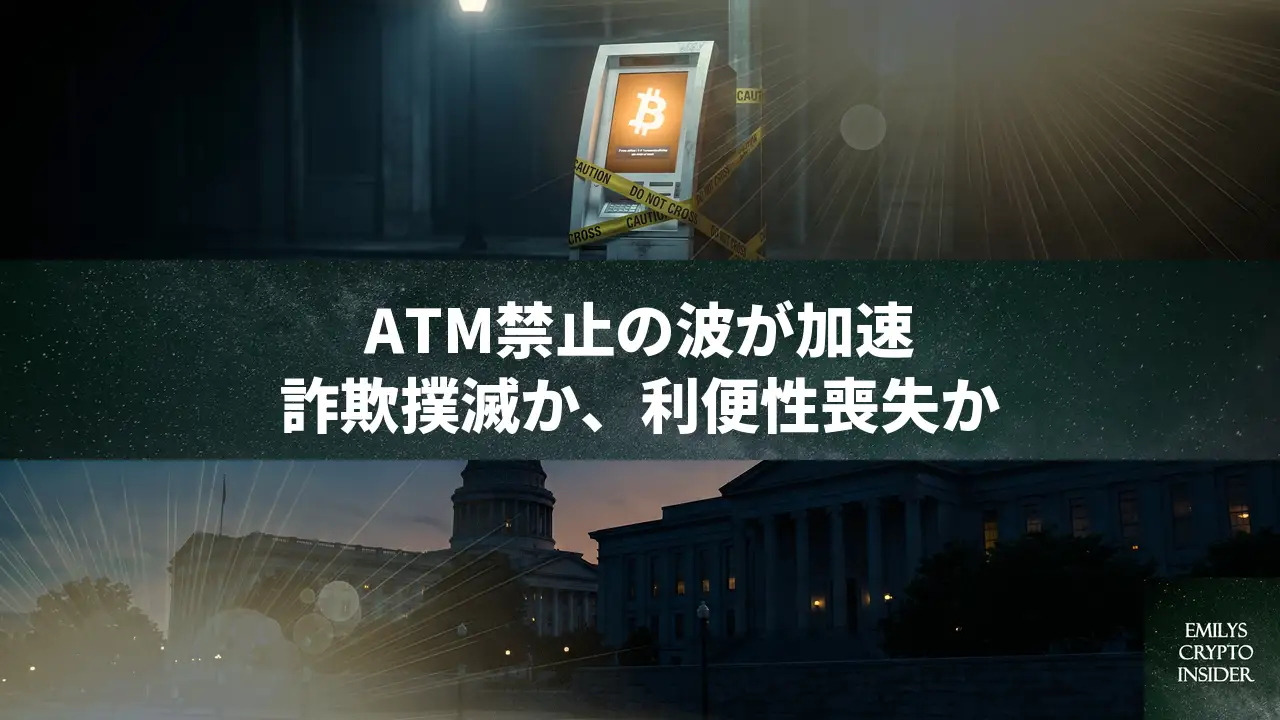 デラウェア州とニュージャージー州、仮想通貨ATM禁止法案を推進