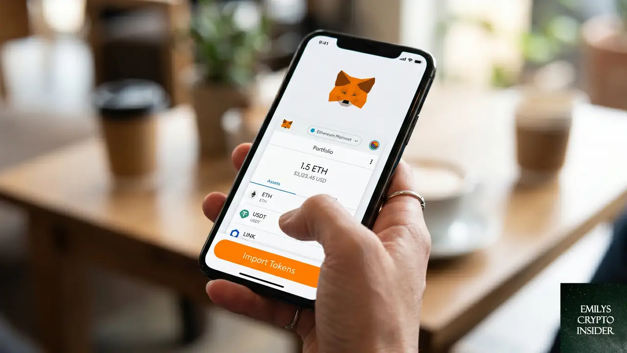 新しいMetaMaskアプリでカスタムトークンを追加する具体的な手順