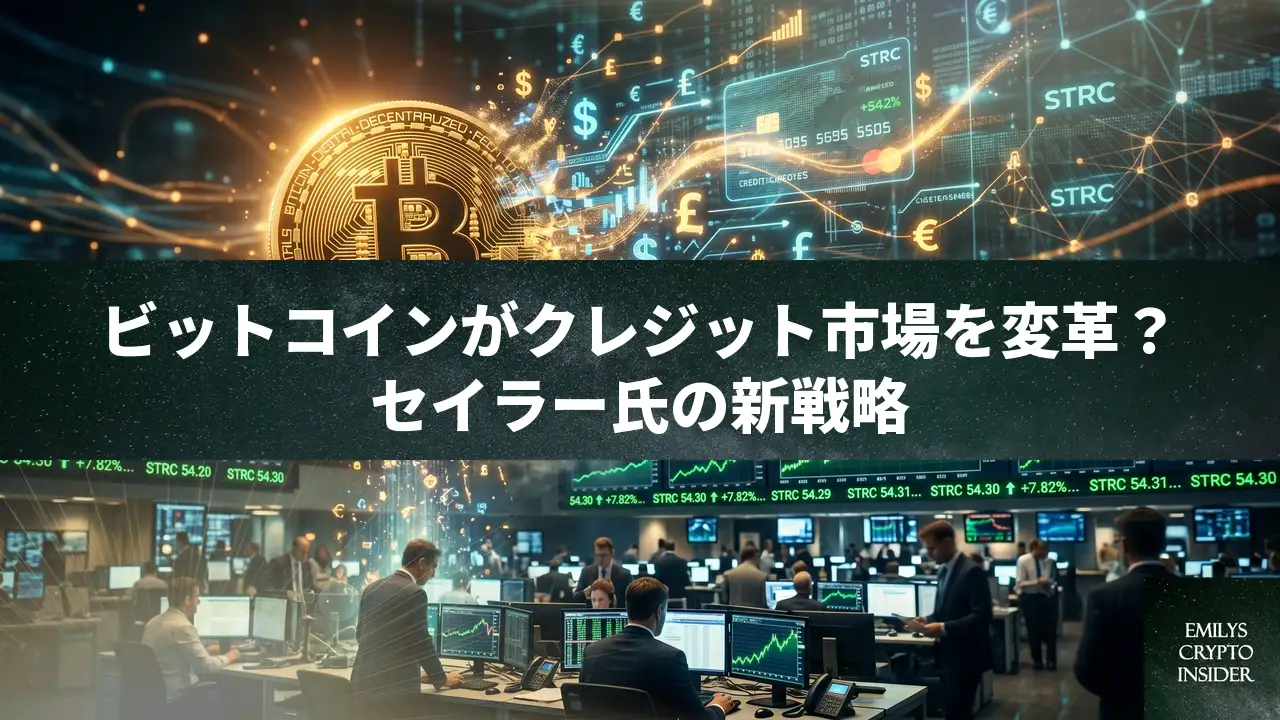 Strategyのビットコイン売却はデジタルクレジット事業に必須、セイラー氏が語る