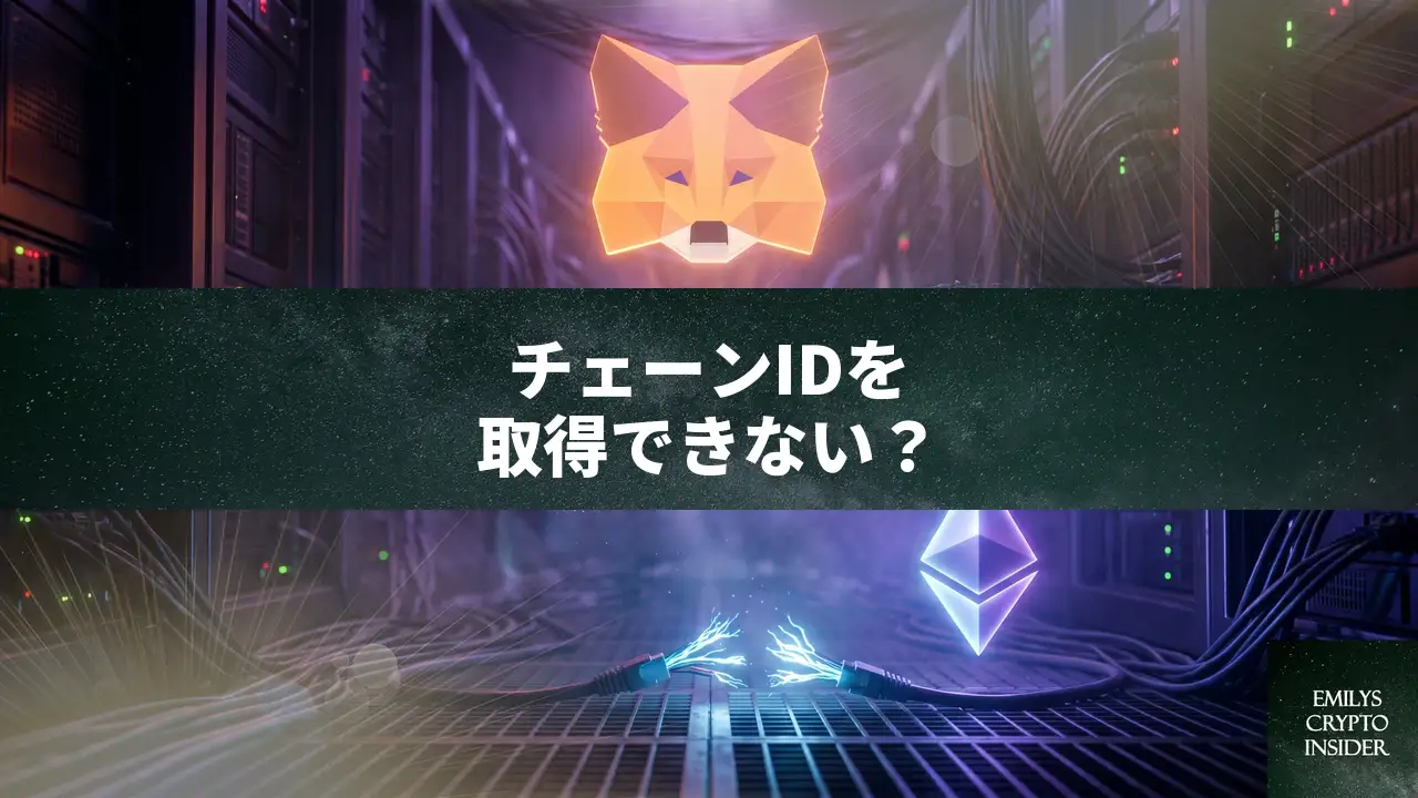 MetaMaskでチェーンIDを取得できないエラーの対処法