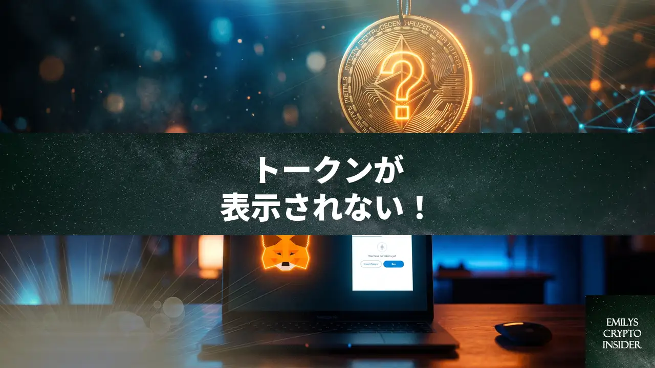 ERC20トークンがMetaMaskに表示されない時の原因と出し方
