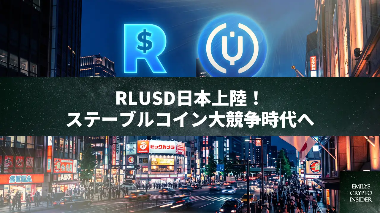 RLUSD日本上陸でステーブルコイン戦国時代に。Circle・野村も参戦