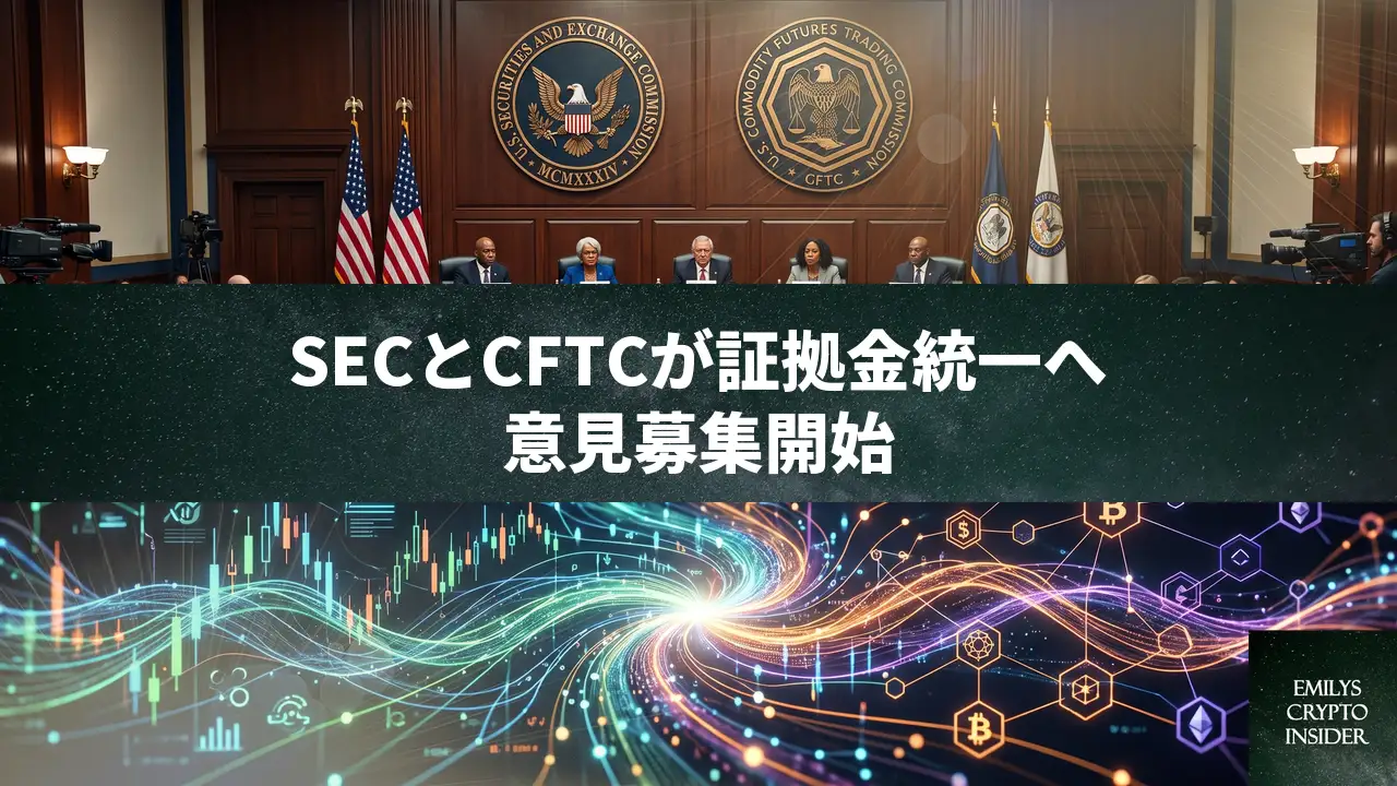SEC・CFTCが証券とデリバティブの証拠金統一ルールを協議、暗号資産にも影響か