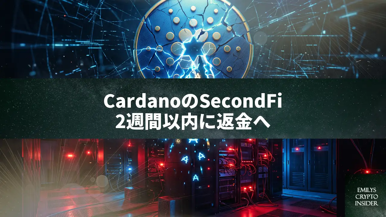 SecondFi、Cardanoウォレットの2.4億円ハッキングで2週間以内の返金を表明