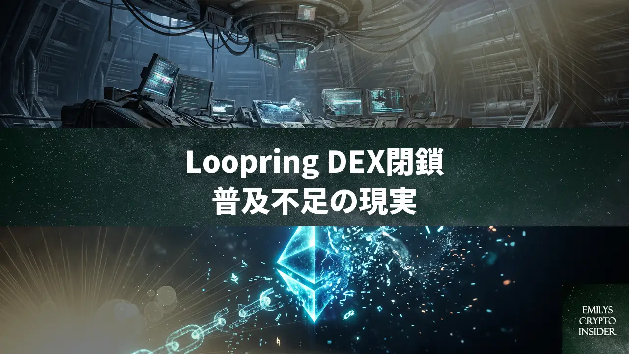 zk-rollupの先駆者LoopringがDEX閉鎖、普及不足と技術陳腐化が原因
