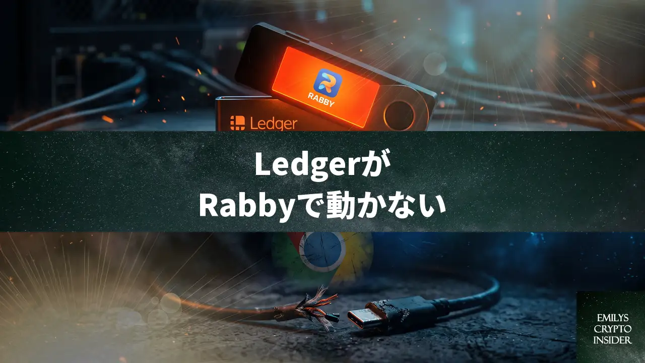 LedgerがChrome版Rabbyで認識されない時の原因と直し方