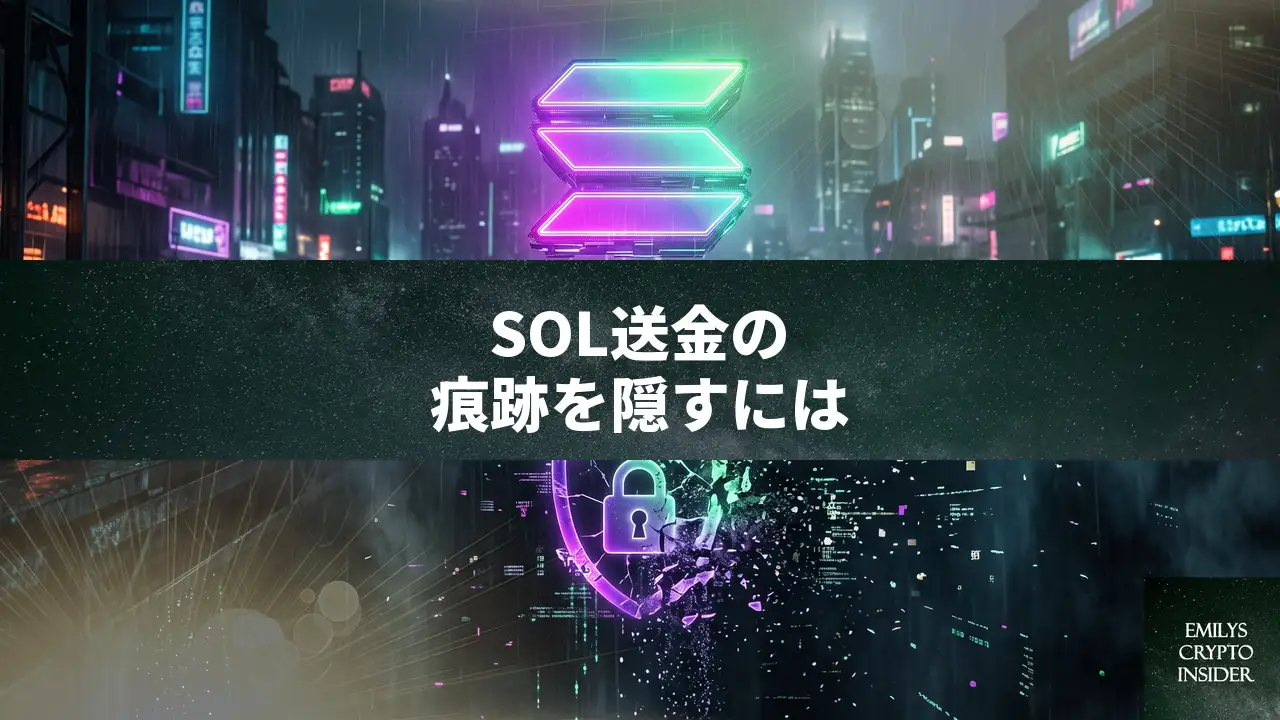SOL送金をプライベートにする方法、痕跡を隠す実践ガイド