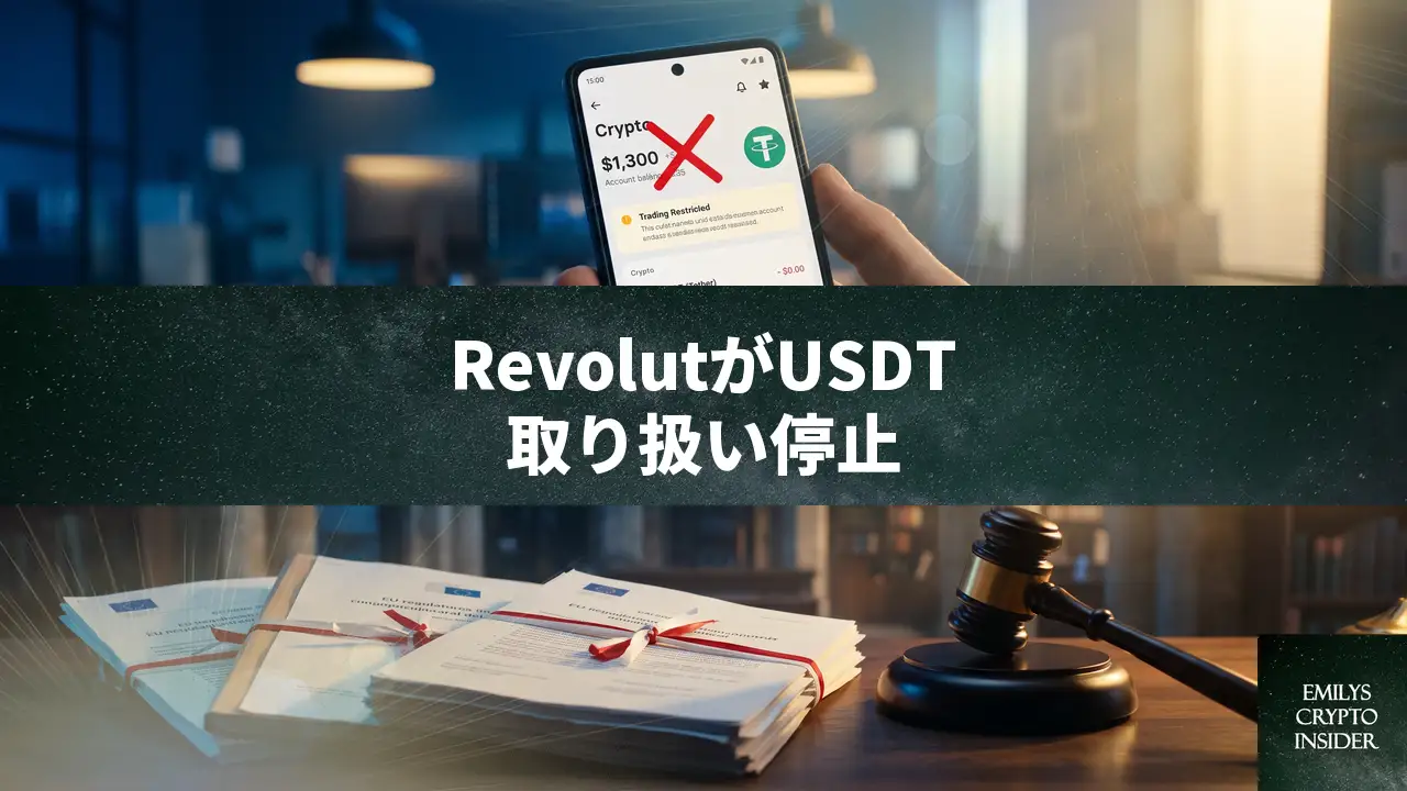 Revolutが8月にUSDT取り扱い停止、MiCA規制とリスク懸念で