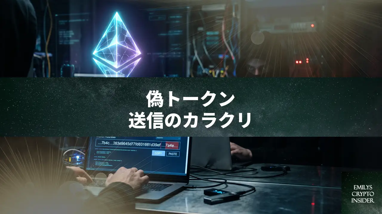 アドレスポイズニングで偽トークンが送信されたように見える原因と対処法