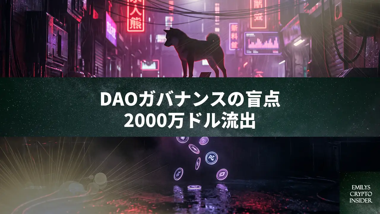BonkDAOが悪意あるガバナンス提案で2000万ドル流出、ミームコイン市場低迷