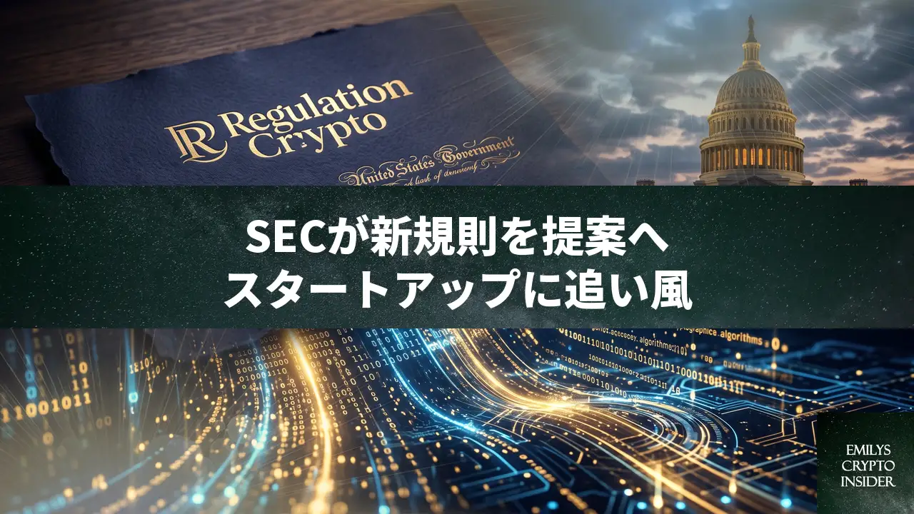米SEC、今月中にも暗号資産の新規則提案へ。スタートアップ支援を重視